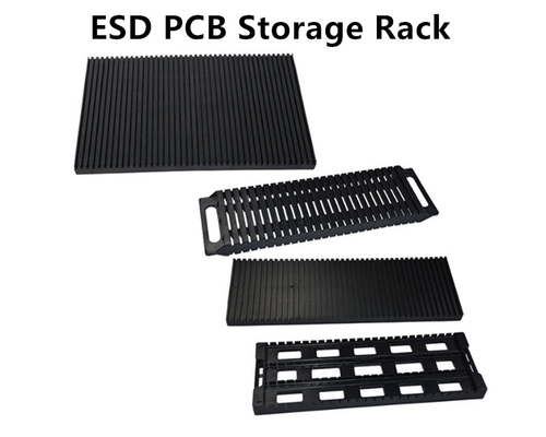 Промышленный анти- статический PCB ESD кладет противоударный черный шкаф на полку циркуляции PCB