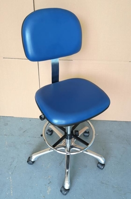 Стулья ЭСД голубого цвета безопасные/статический неконсервативный стул с зазмелением цепи