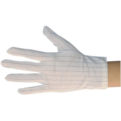 Высокие перчатки руки ESD чистой комнаты полиэстера ома сноровки 10e10