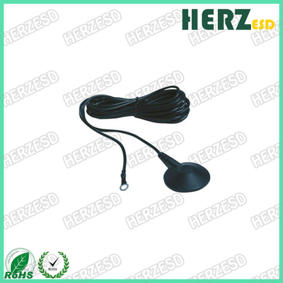 PU безопасности противостатический черный заземляя шнур для ремешка ESD или резиновой циновки