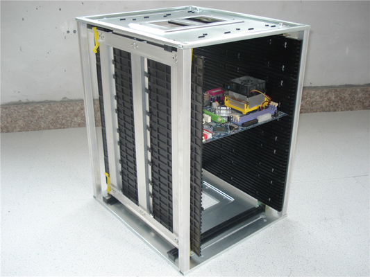 Тип шкаф сопротивления жары журнала SMT ESD для хранения PCB 50 ПК