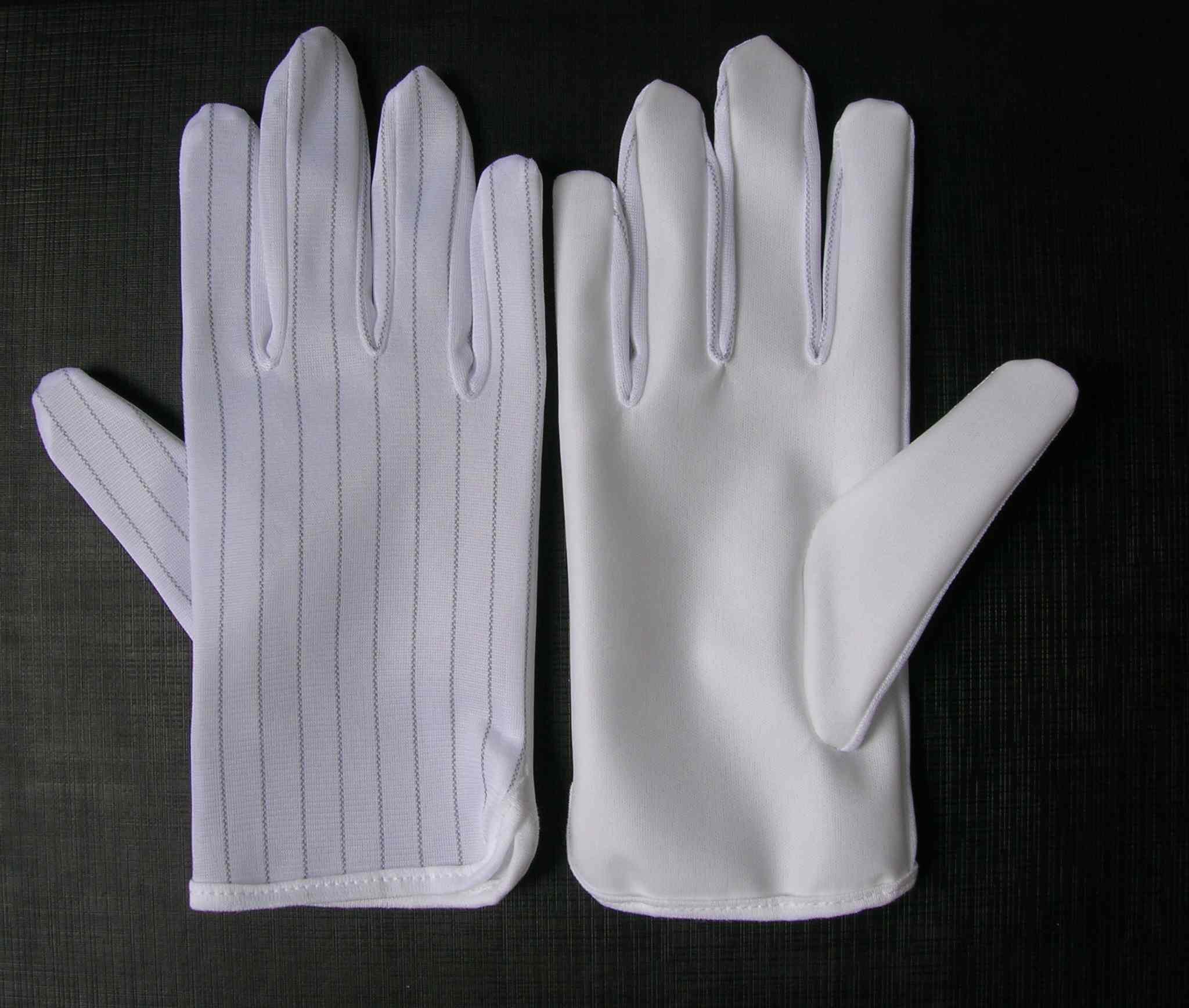 Sweat Absorbency PVC ESD Dotted Anti Static Hand Gloves