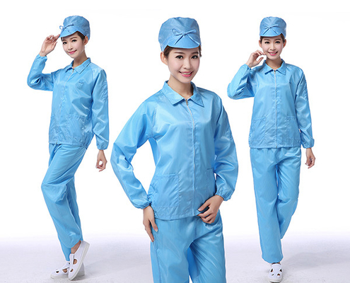 ESD Cleanroom Smock Jumpsuit Uniform Workwear Labcoat защитный комбинезон Антистатические лабораторные пальто ESD костюм Рабочая одежда