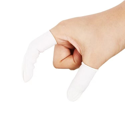 Плотное пальцевое носовое белье из 100% чистого натурального латекса ESD-рукавицы безопасности для производства электроники