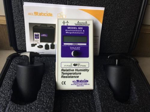 Измеритель поверхностного сопротивления ACL 800 Digital Megohmmeter для тестирования сопротивления ESD и окружающей среды