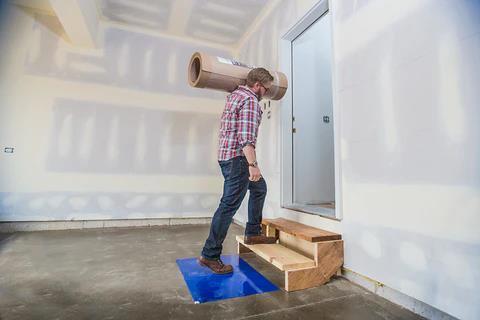 ESD липкий коврик для удаления пыли из чистых помещений 18x36 - 26x45 дюймов