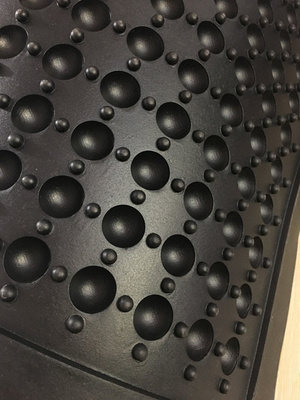 ESD антиусталостный коврик - синтетический каучук, нестандартные размеры, 10e6-10e9 Ом