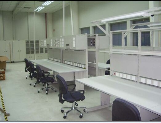 Рабочая скамейка ESD Электрическая регулируемая высотой антистатическая рабочая станция для электроники