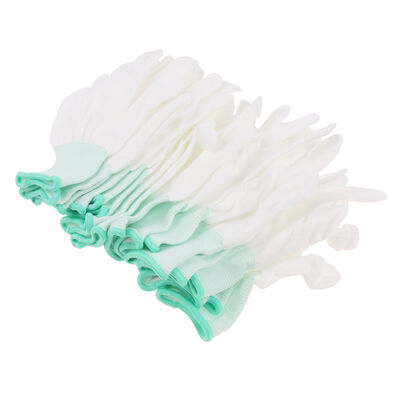 ESD Антистатическая лабораторная антистатическая верхняя нейлоновая перчатка с покрытием пальцев и ладони, без пыли, антистатическая перчатка