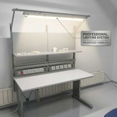 Рабочая скамейка ESD для тяжелой лаборатории Регулируемый антистатический рабочий стол для станции по ремонту электронной переработки