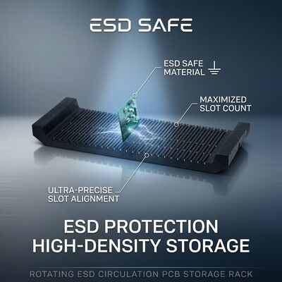 Прочный стальной ESD стеллаж для циркуляции печатных плат для обработки печатных плат SMT