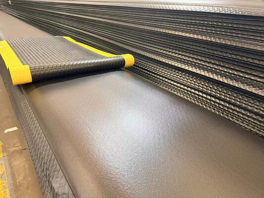 Custom Size Two-Layer PVC Foam Anti-Fatigue Mat 12mm 15mm 18mm Industrial Floor Mat