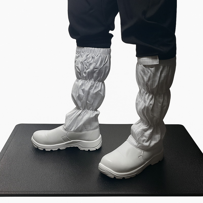 Антистатический резиновый макет ESD с двойными слоями ПВХ и поверхностью с рисунком коры, обеспечивающей эргономический комфорт и устойчивость к скольжению